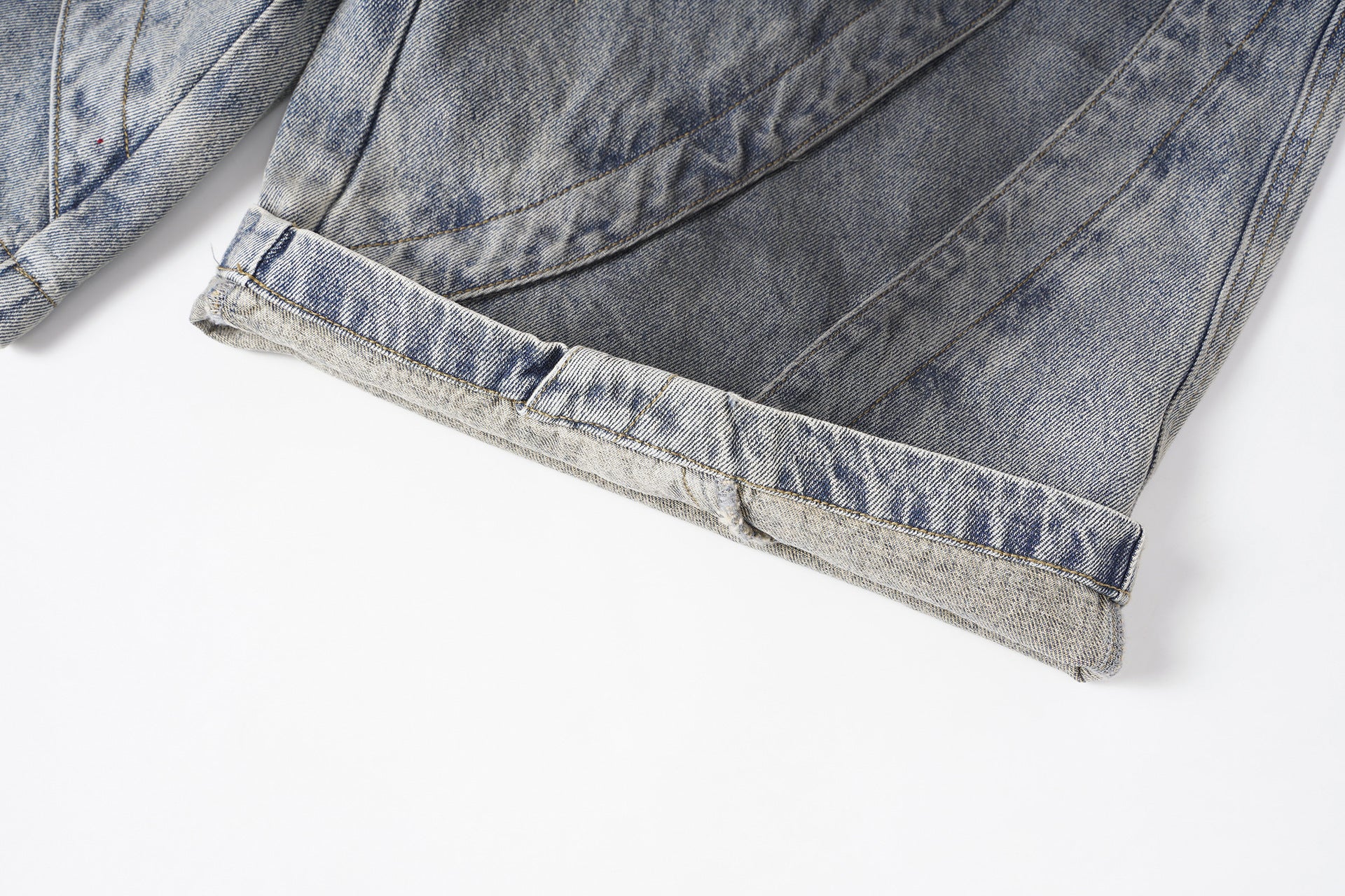 YAVIORA "Wasteland" Style Distressed Denim Shorts