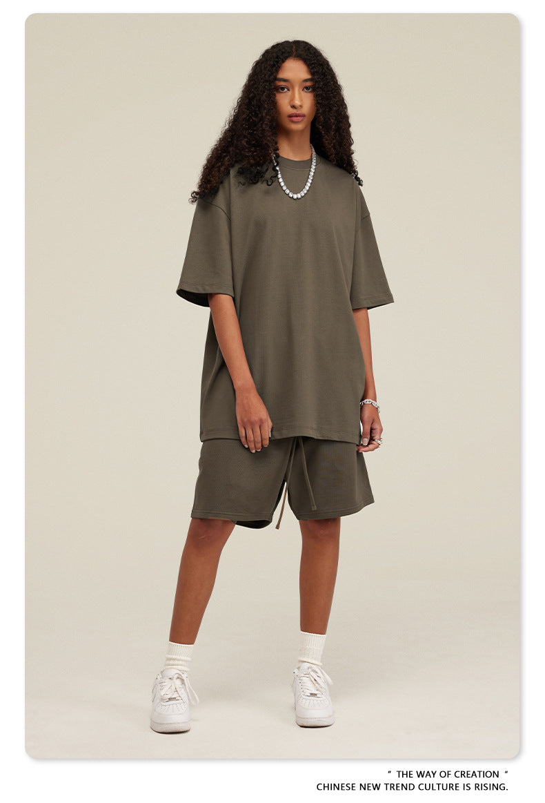 Yaviora Summer American Style Solid Color Loose T-Shirt