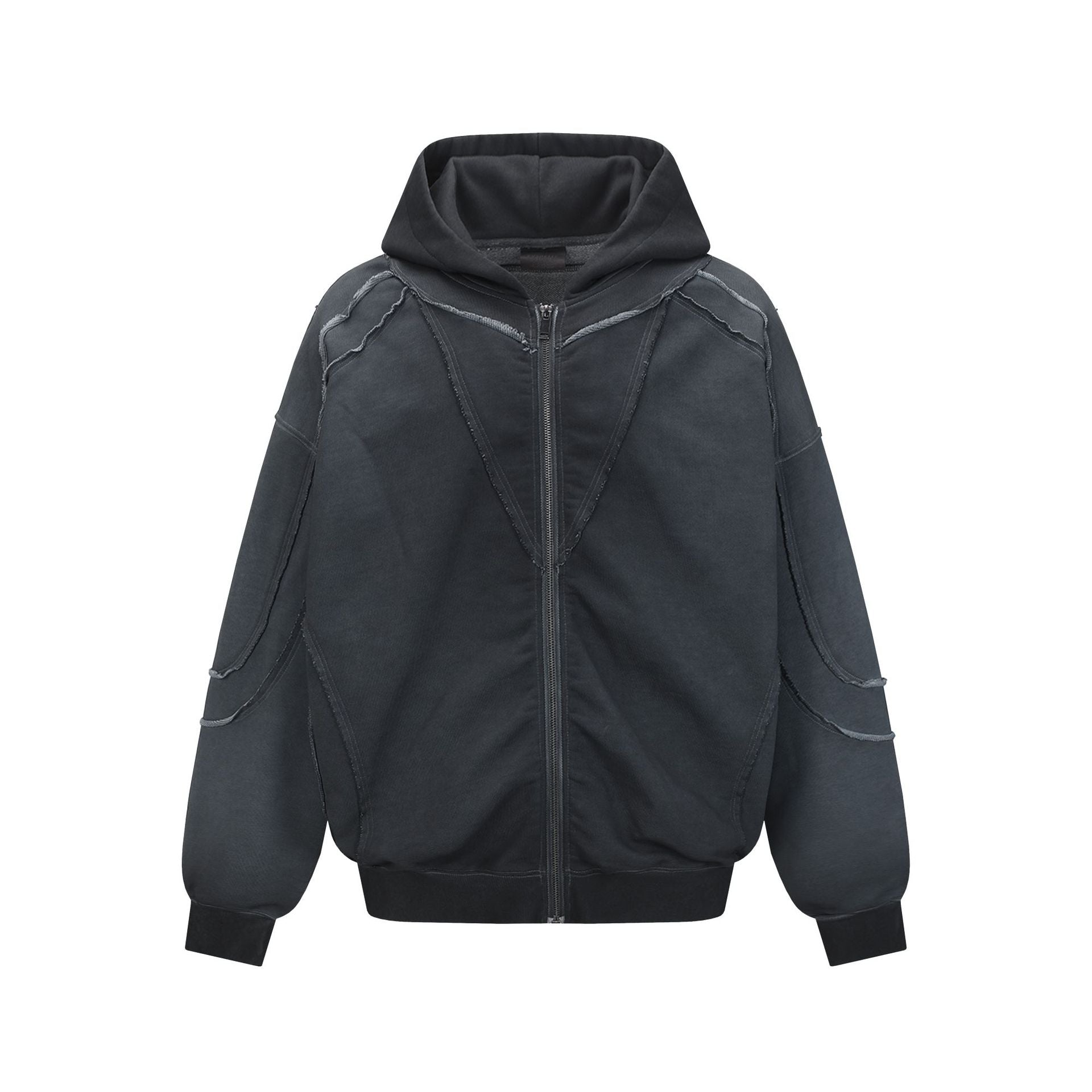 YAVIORA Deconstructed Batik Hoodie