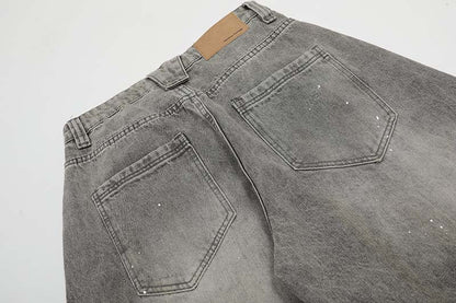 YAVIORA Paint Splatter Jeans