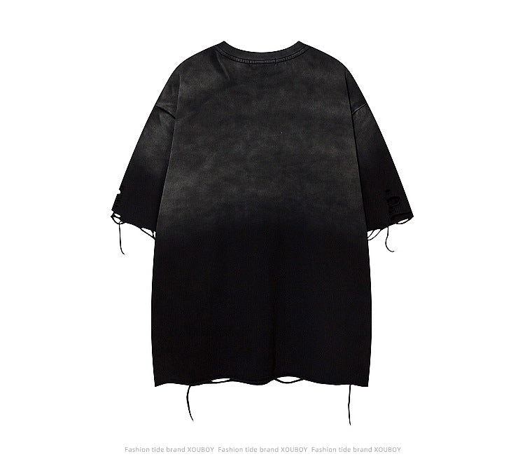 T-shirt délavé vintage YAVIORA