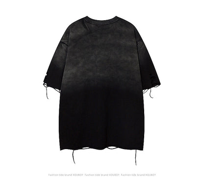 T-shirt délavé vintage YAVIORA