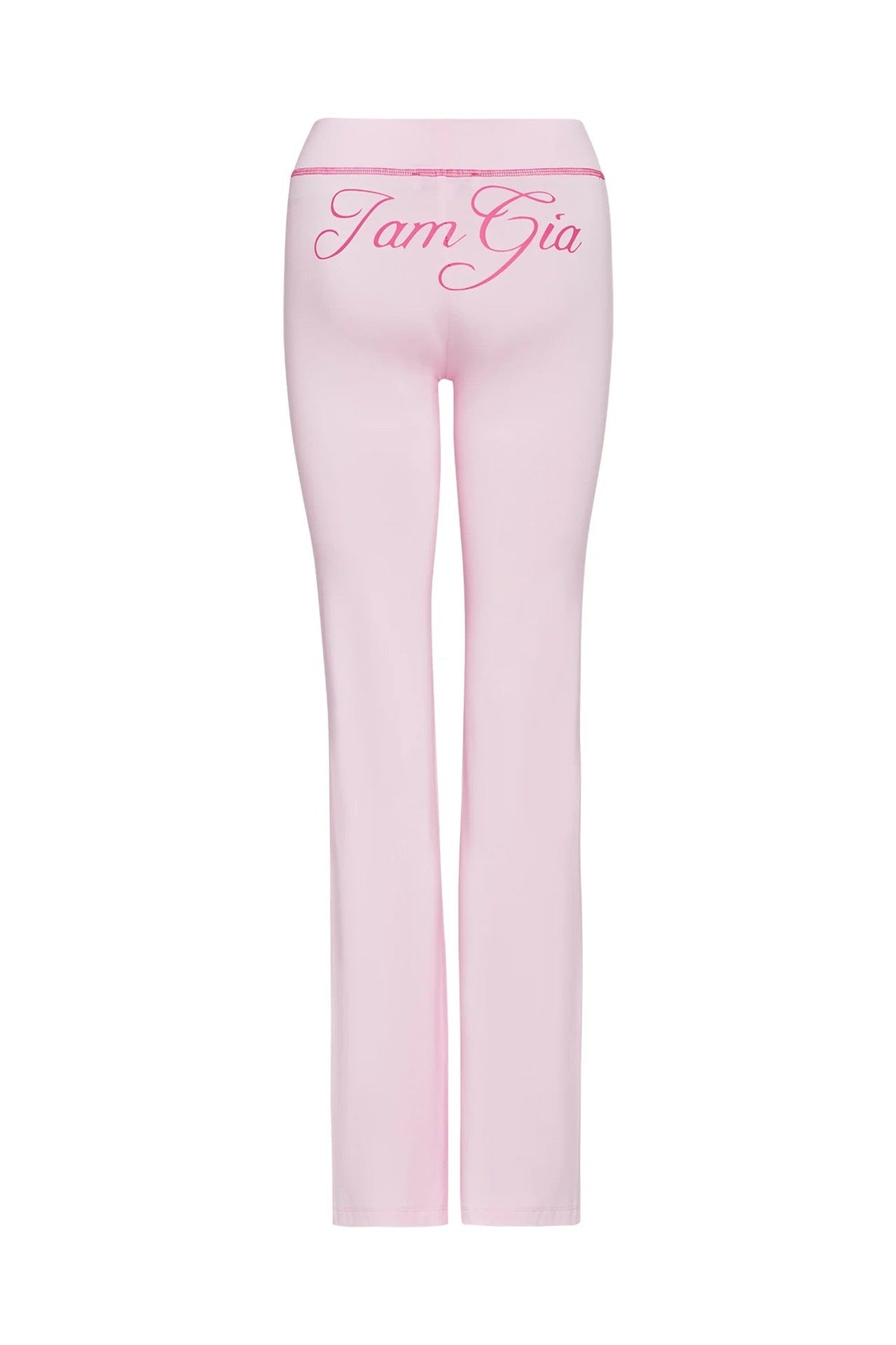 y2k hot girl letter print low-rise trousers two-piece set