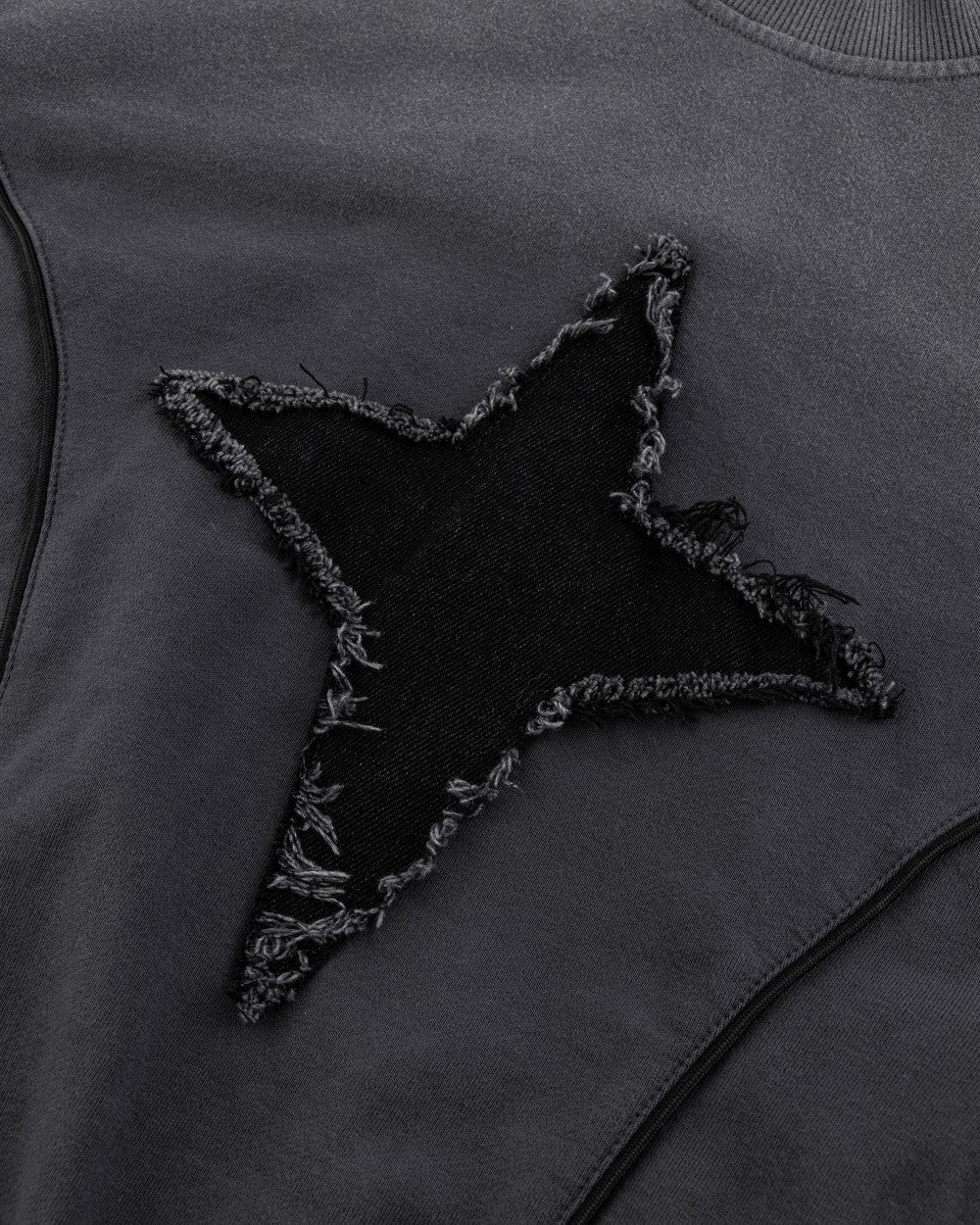 YAVIORA Sweat à capuche patchwork Starburst