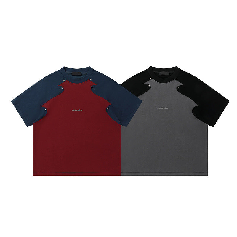 Yaviora Star and Rivet Short-Sleeve T-Shirt