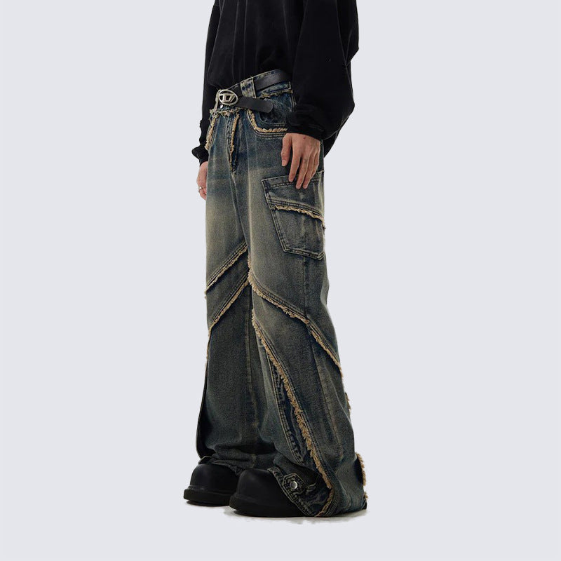 YAVIORA Destroyed Frayed Jeans