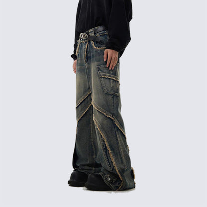 YAVIORA Destroyed Frayed Jeans