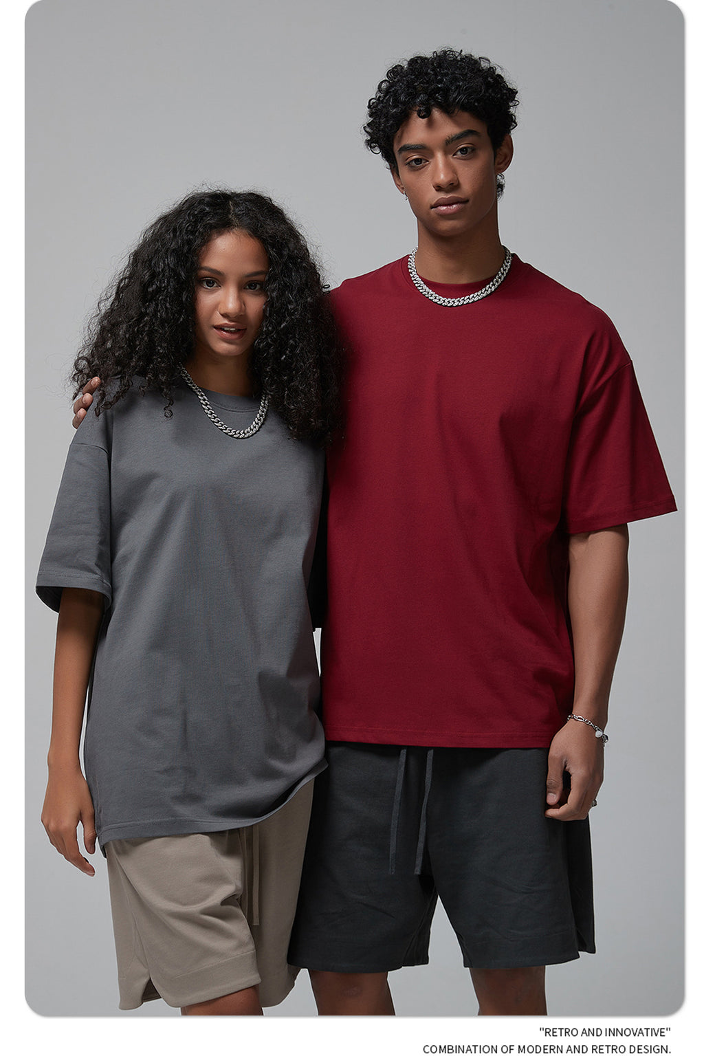 Yaviora 230G Double Yarn Pure Cotton Short-Sleeve T-Shirt