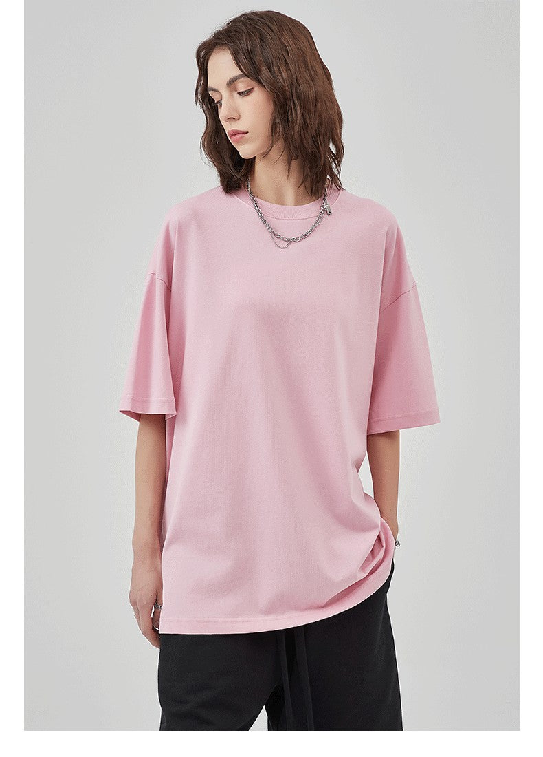 Yaviora 230G Double Yarn Pure Cotton Short-Sleeve T-Shirt