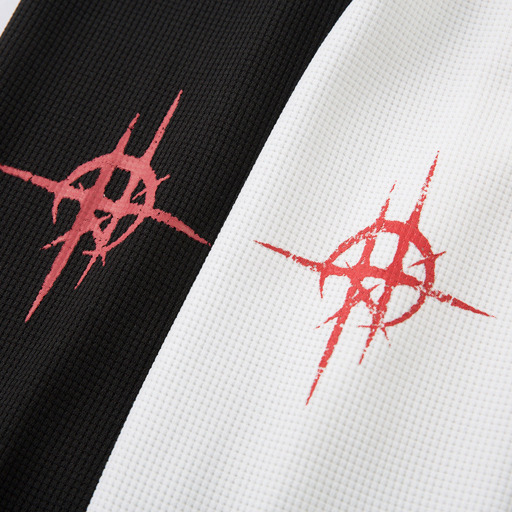 YAVIORA Dark Aesthetic Long-Sleeve Cross T-Shirt