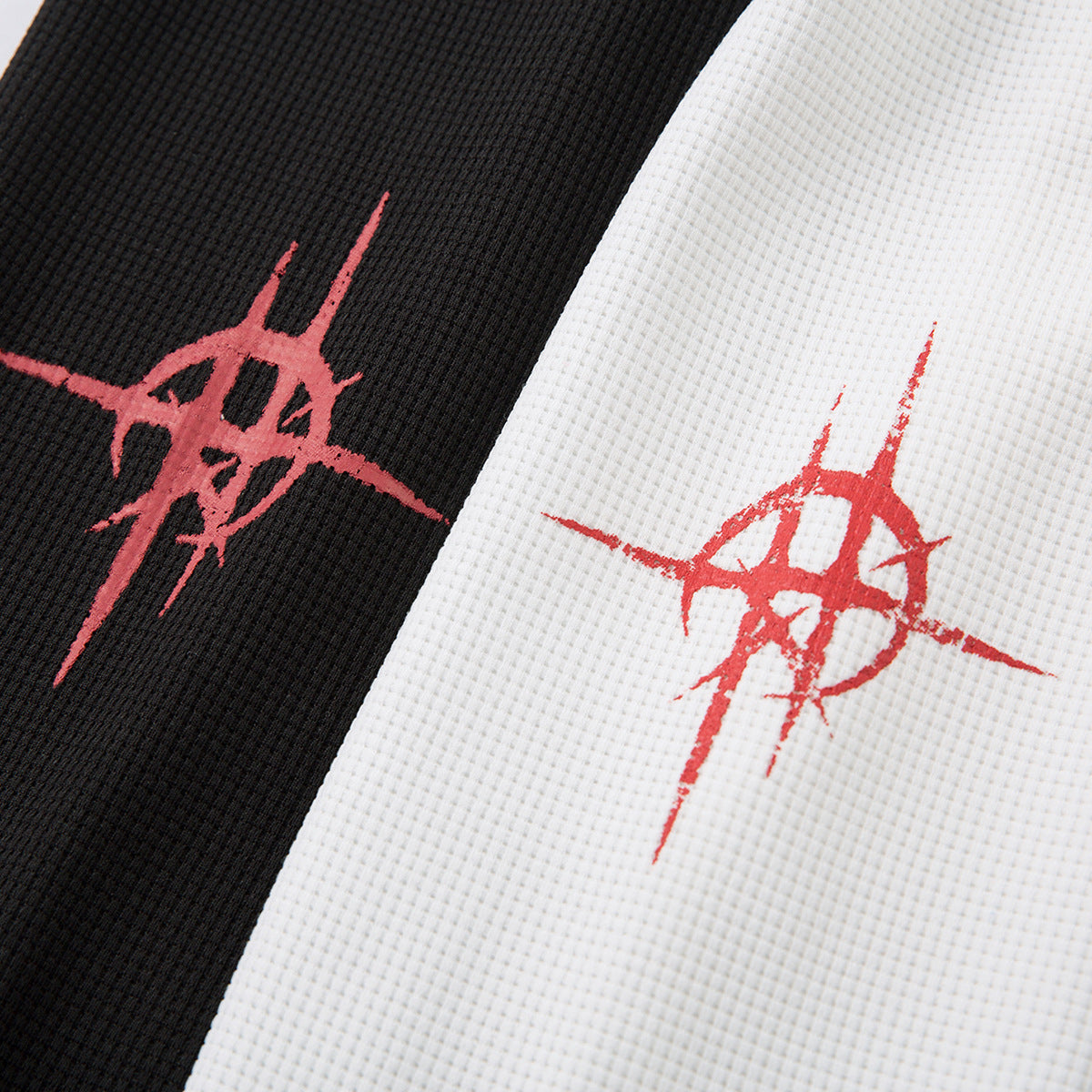 YAVIORA Dark Aesthetic Long-Sleeve Cross T-Shirt