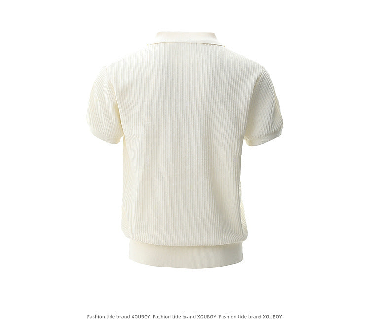 YAVIORA Knit Polo Shirt