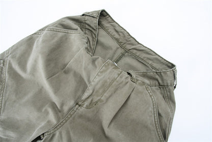 YAVIORA Pleated Cargo Pants