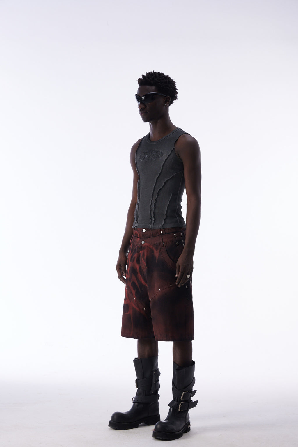 YAVIORA Wasteland Style Slim Fit Base Layer Shirt
