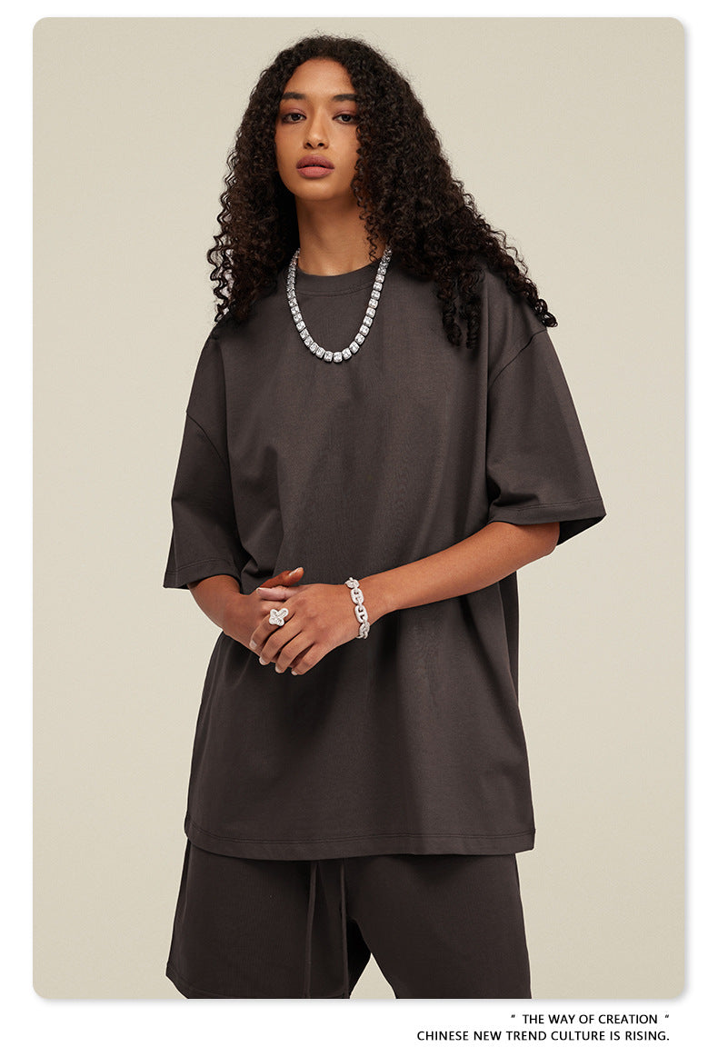 Yaviora Summer American Style Solid Color Loose T-Shirt