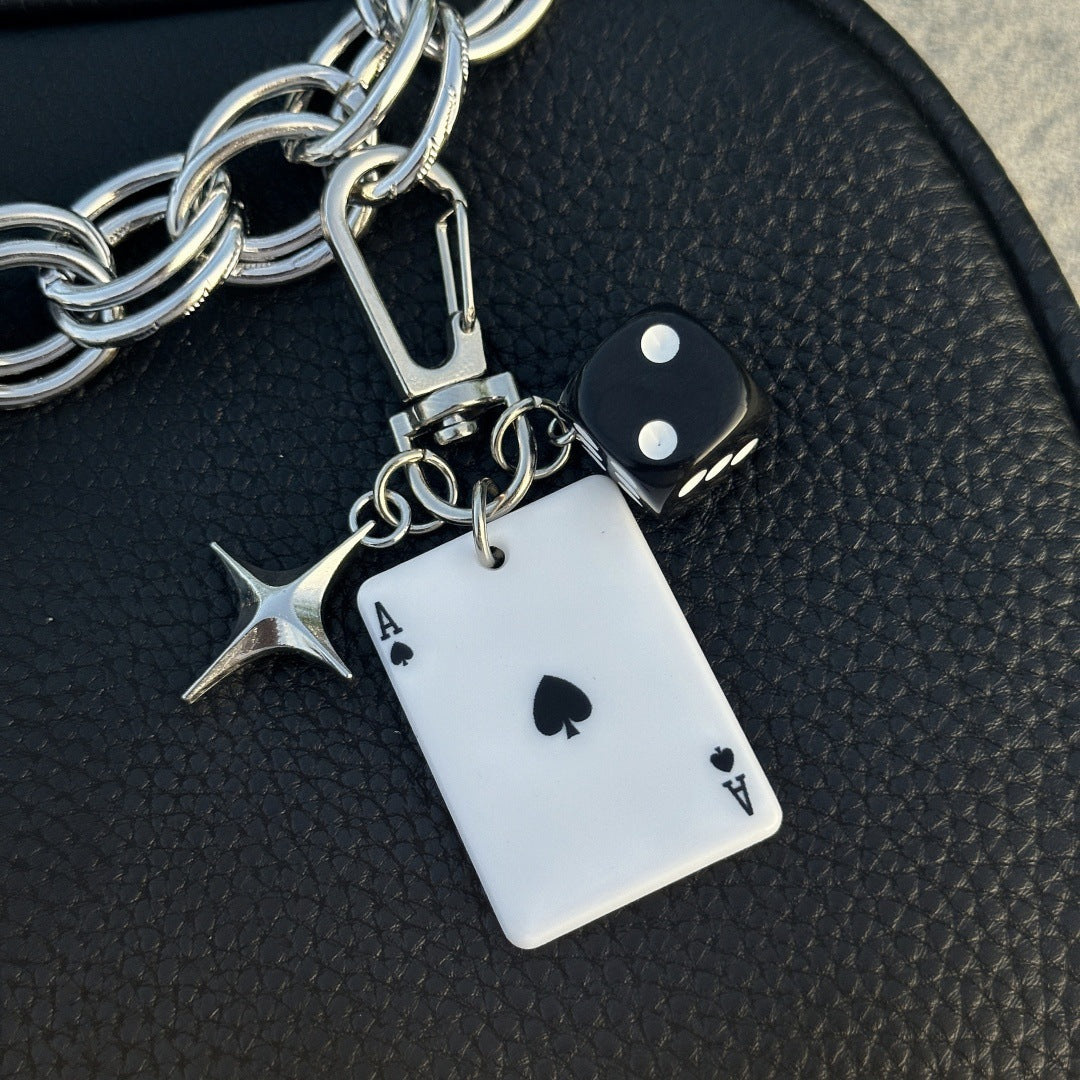 Yaviora Poker Card Multi-element Keychain
