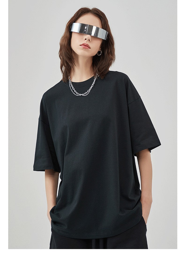 Yaviora 230G Double Yarn Pure Cotton Short-Sleeve T-Shirt