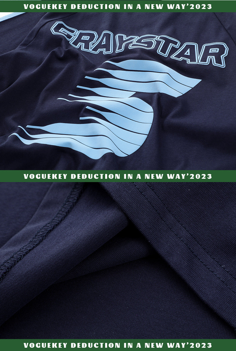 YAVIORA Racing Stripe T-Shirt