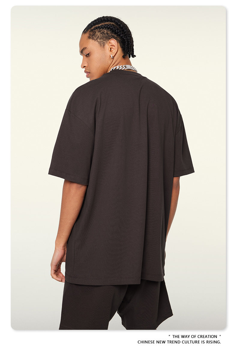 Yaviora Summer American Style Solid Color Loose T-Shirt