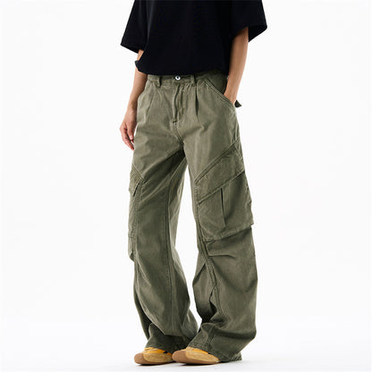 YAVIORA Pleated Cargo Pants