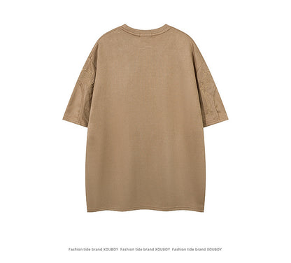 YAVIORA Suede Thorn Tee