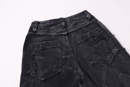 YAVIORA Painted Wash Jeans