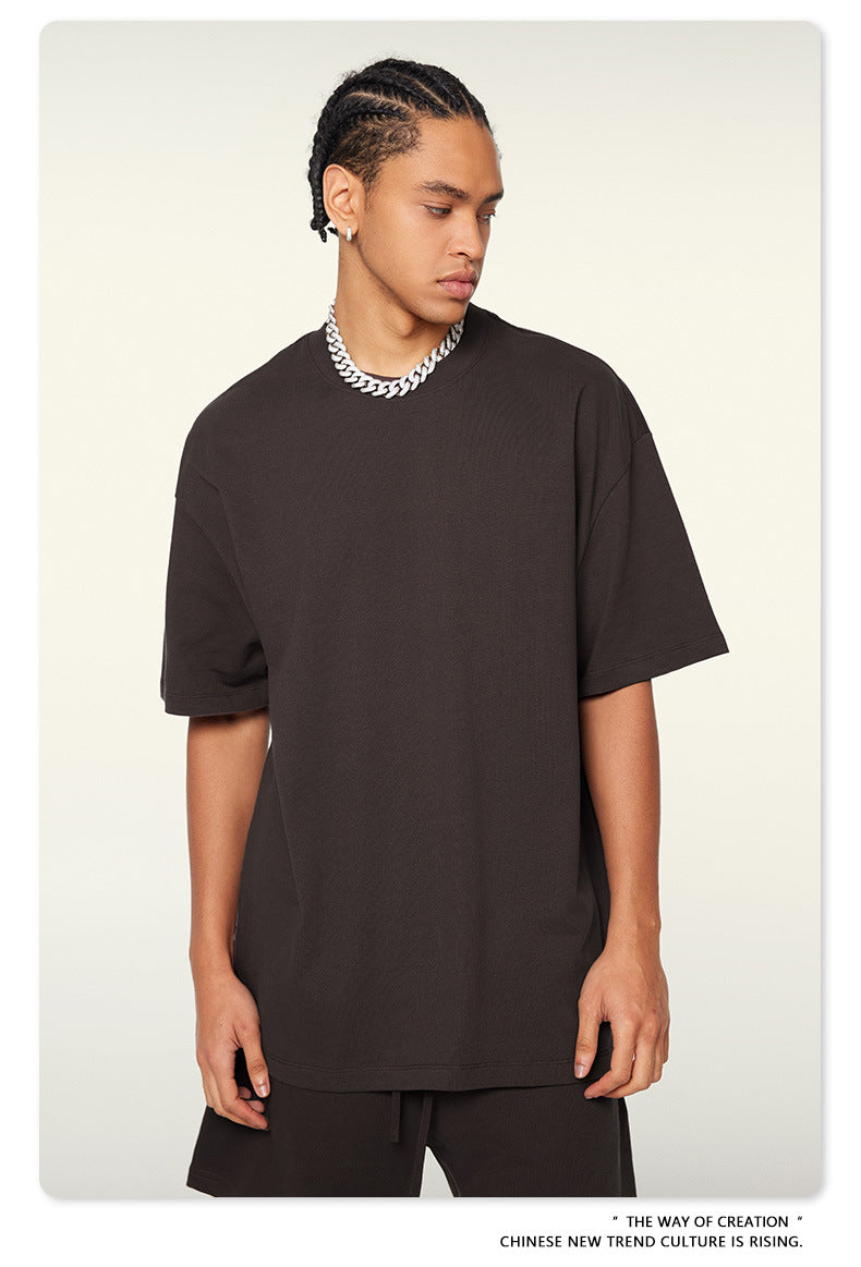 Yaviora Summer American Style Solid Color Loose T-Shirt