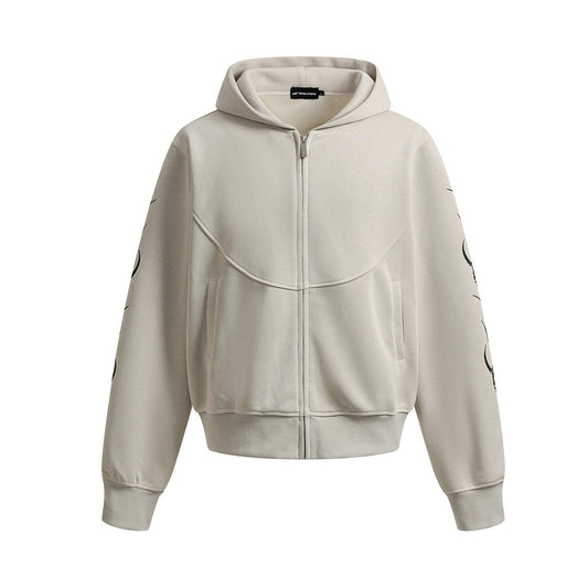 YAVIORA Hip-Hop Zip Hoodie