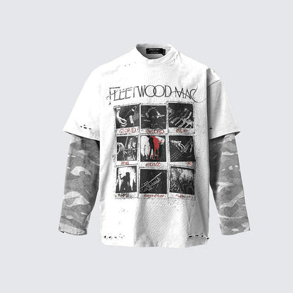 YAVIORA Layered Streetwear Tee