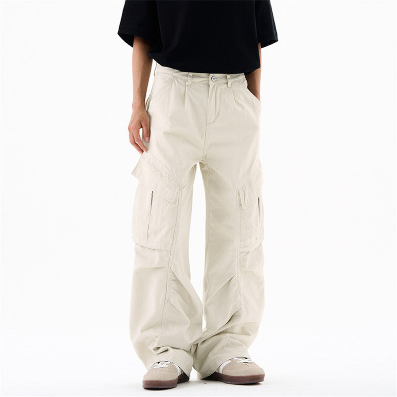 YAVIORA Pleated Cargo Pants