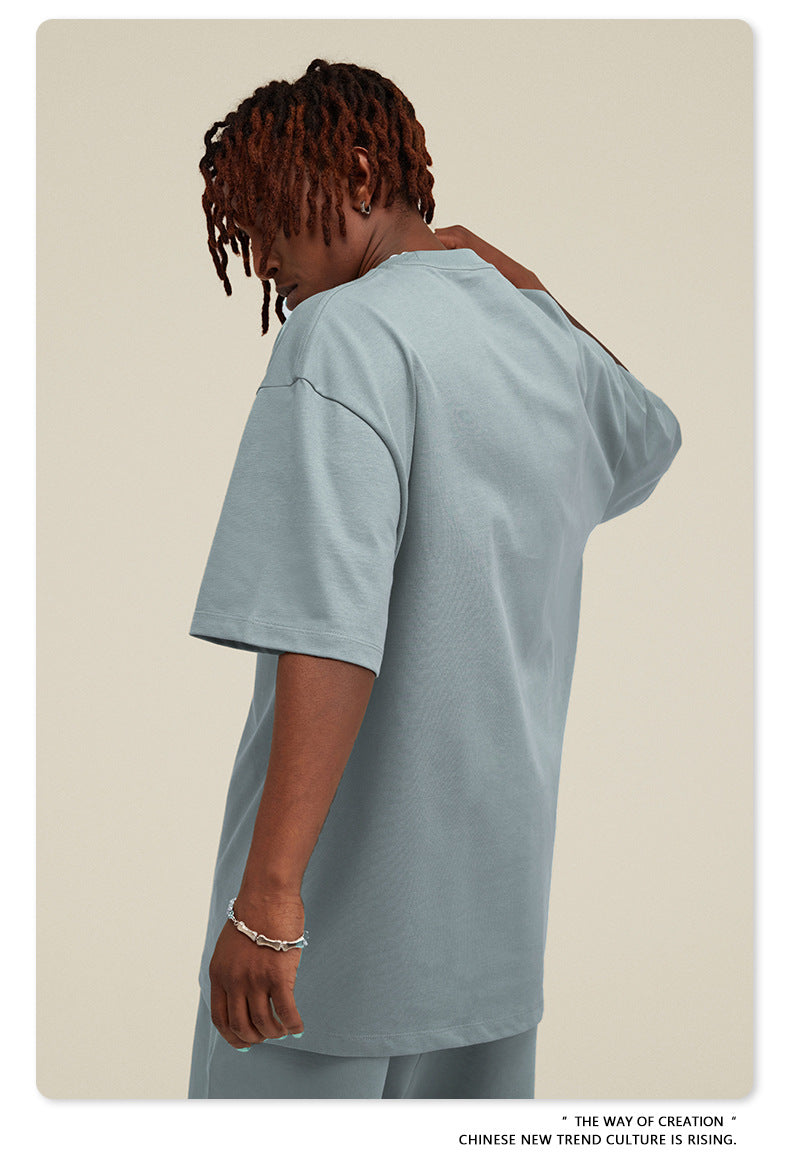 Yaviora Summer American Style Solid Color Loose T-Shirt