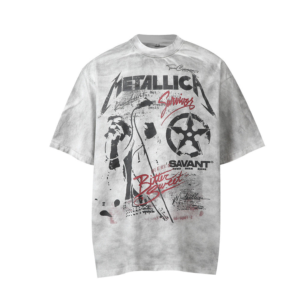 YAVIORA Rock Distressed Tee