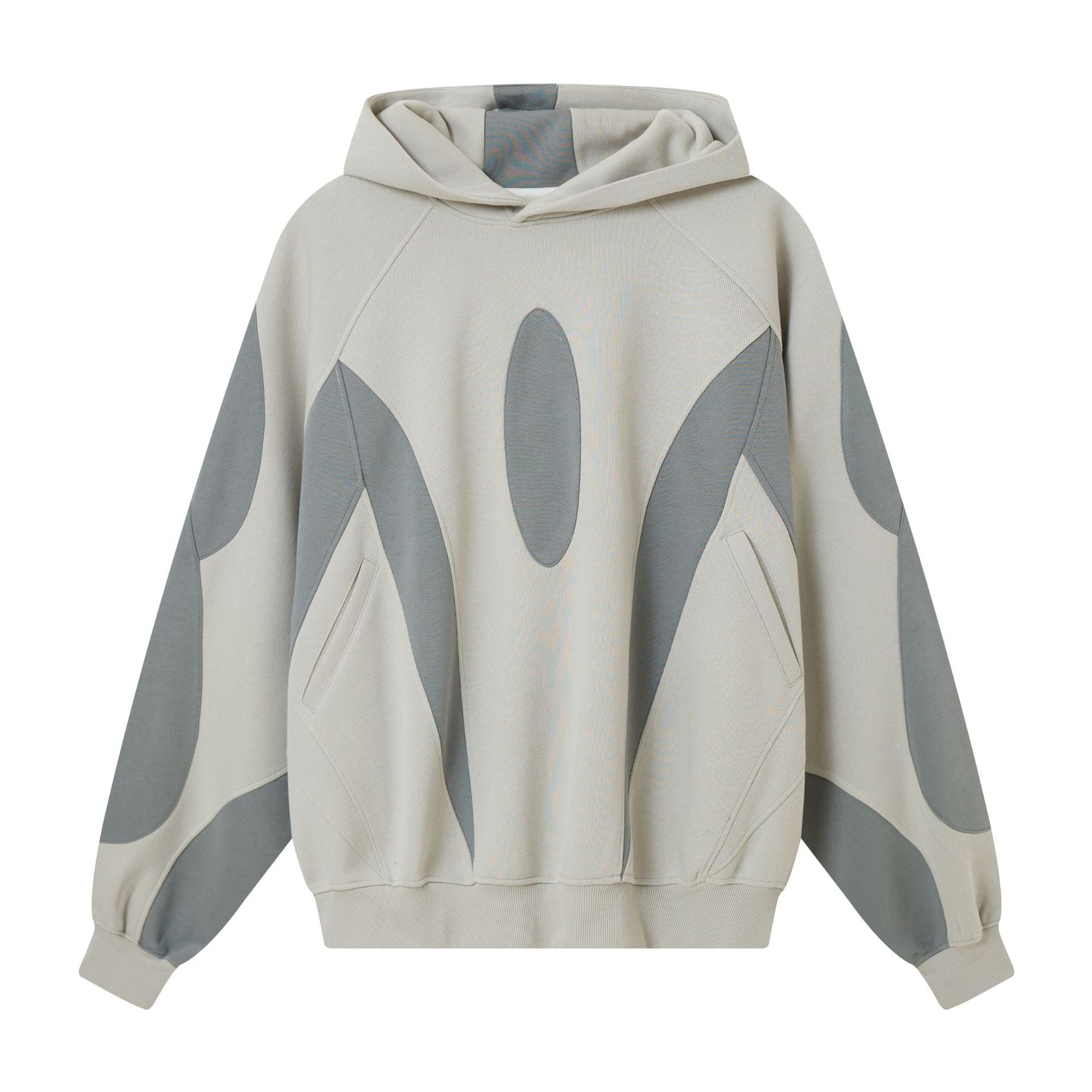 YAVIORA Hip Hoodie Patchwork Hooded Sweatshirt