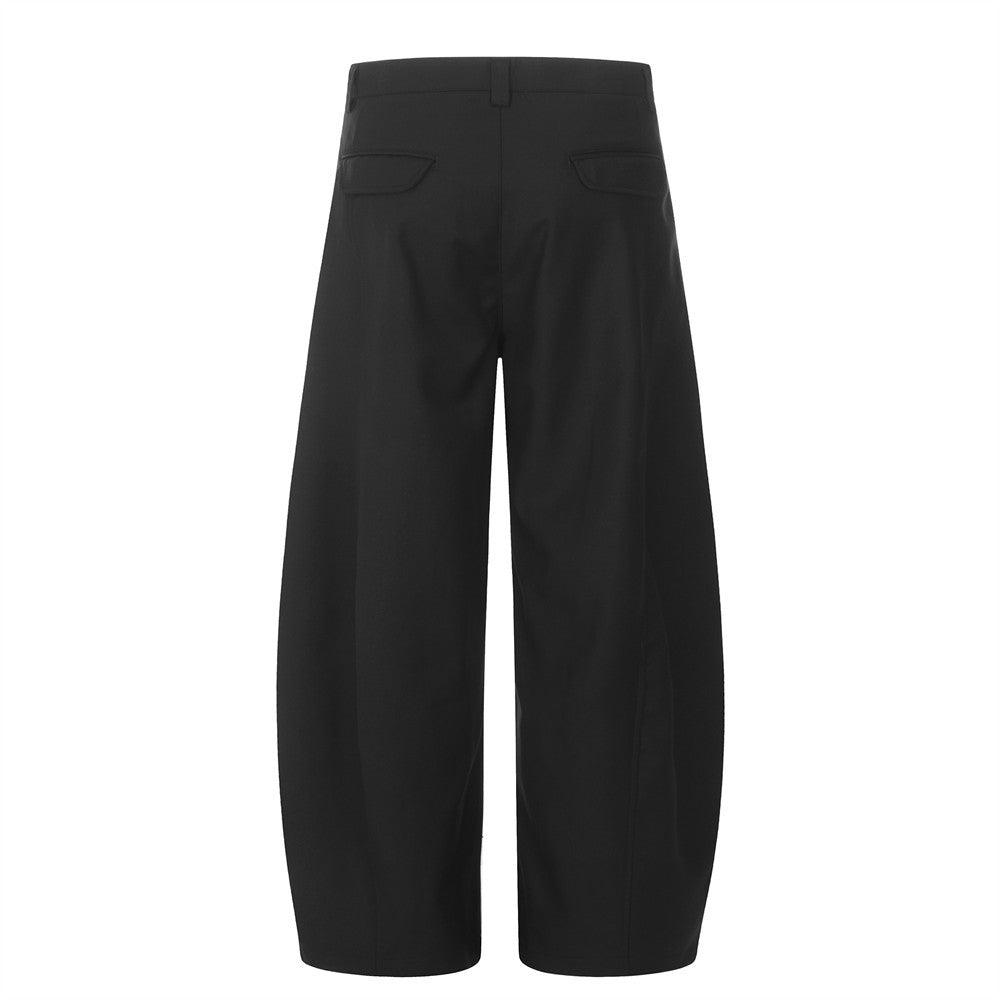 YAVIORA Pleated Curved Pants