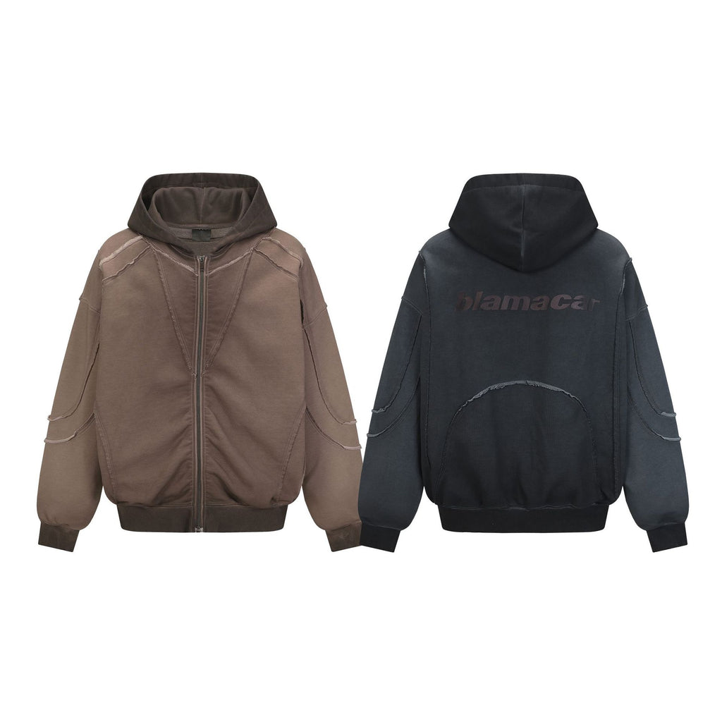 YAVIORA Deconstructed Batik Hoodie