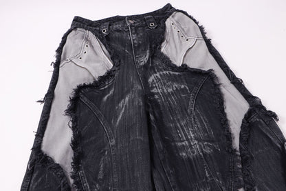 YAVIORA Painted Wash Jeans