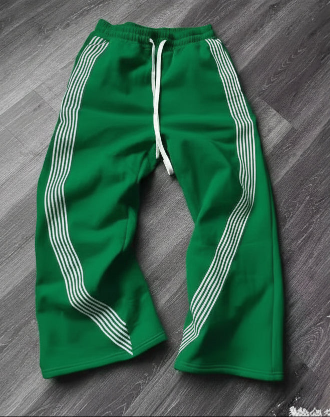 Y2K American style striped casual street hip-hop trousers