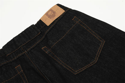 YAVIORA Jeans mit Kontrastnaht