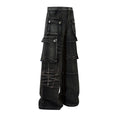 YAVIORA Multi-Pocket Workwear Denim Jeans