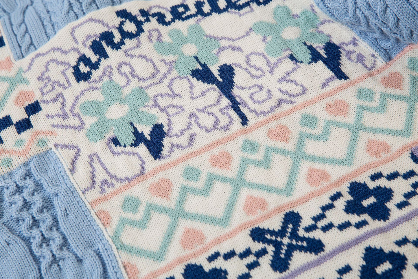 YAVIORA Tricot ethnique vintage