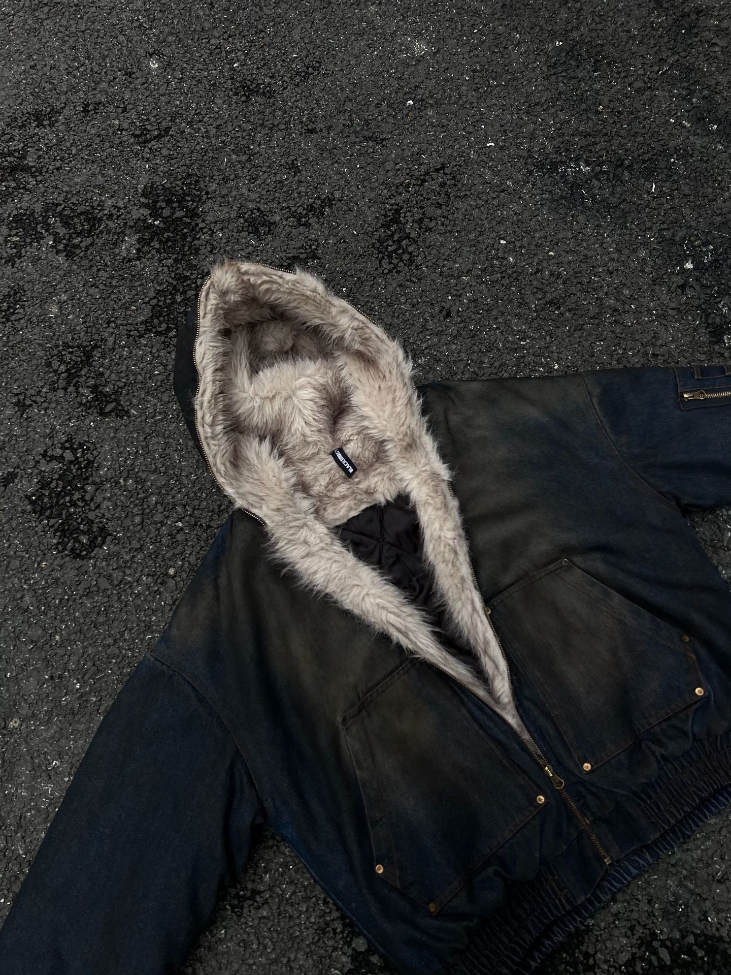 YAVIORA Denim Puffer Jacket