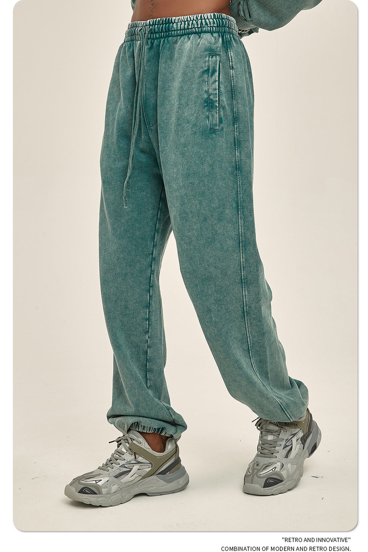 Yaviora Batik Distressed Loose Fit Trousers