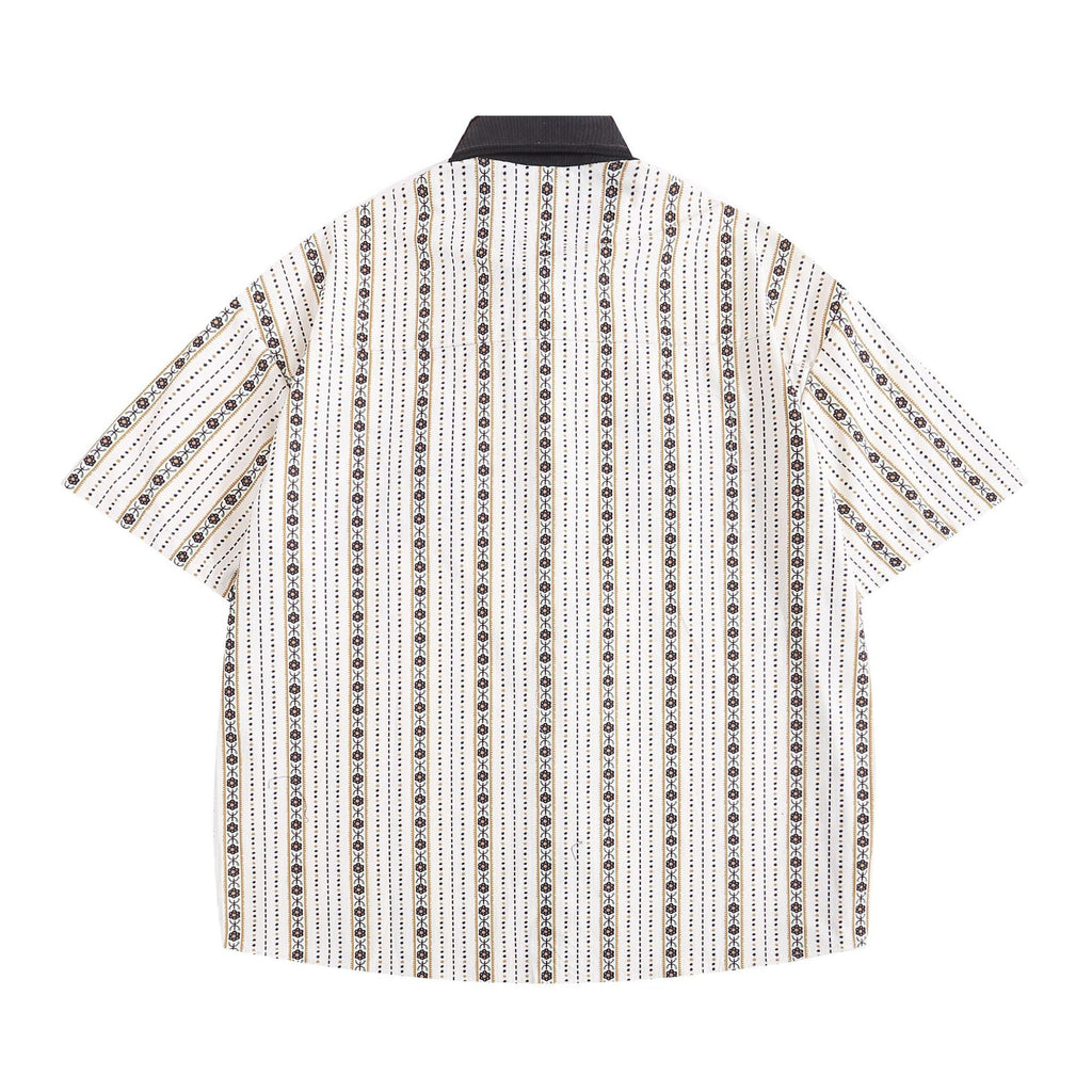 YAVIORA Cartoon Embroidered Shirt