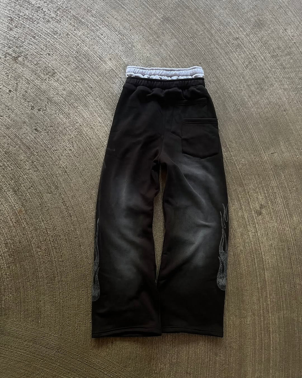 American-style appliqué embroidered sweatpants/sports pants