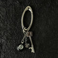 Yaviora dice metal keychain, bag/waist charm.