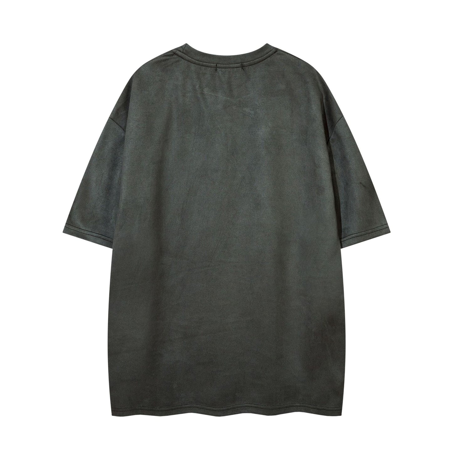YAVIORA Besticktes Wildleder-T-Shirt