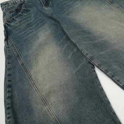 YAVIORA Distressed Curved Jeans