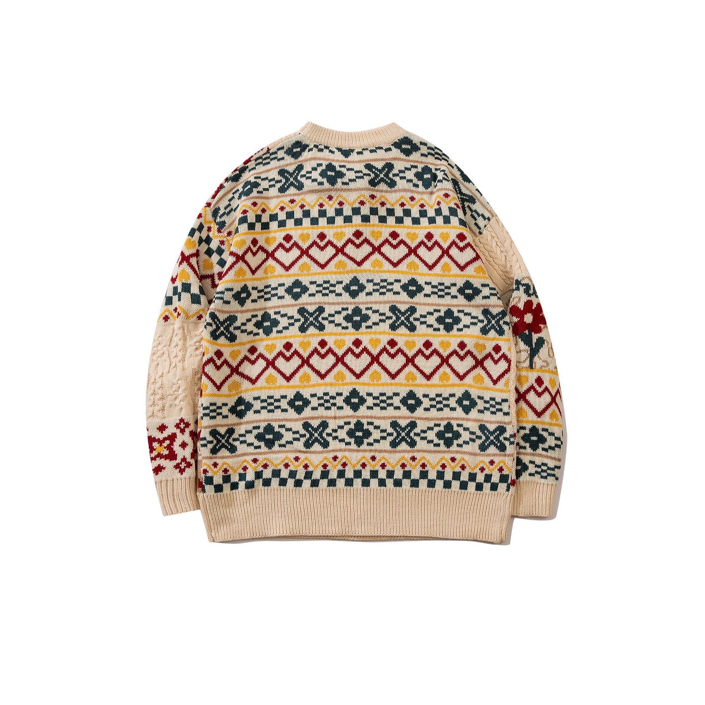 YAVIORA Tricot ethnique vintage