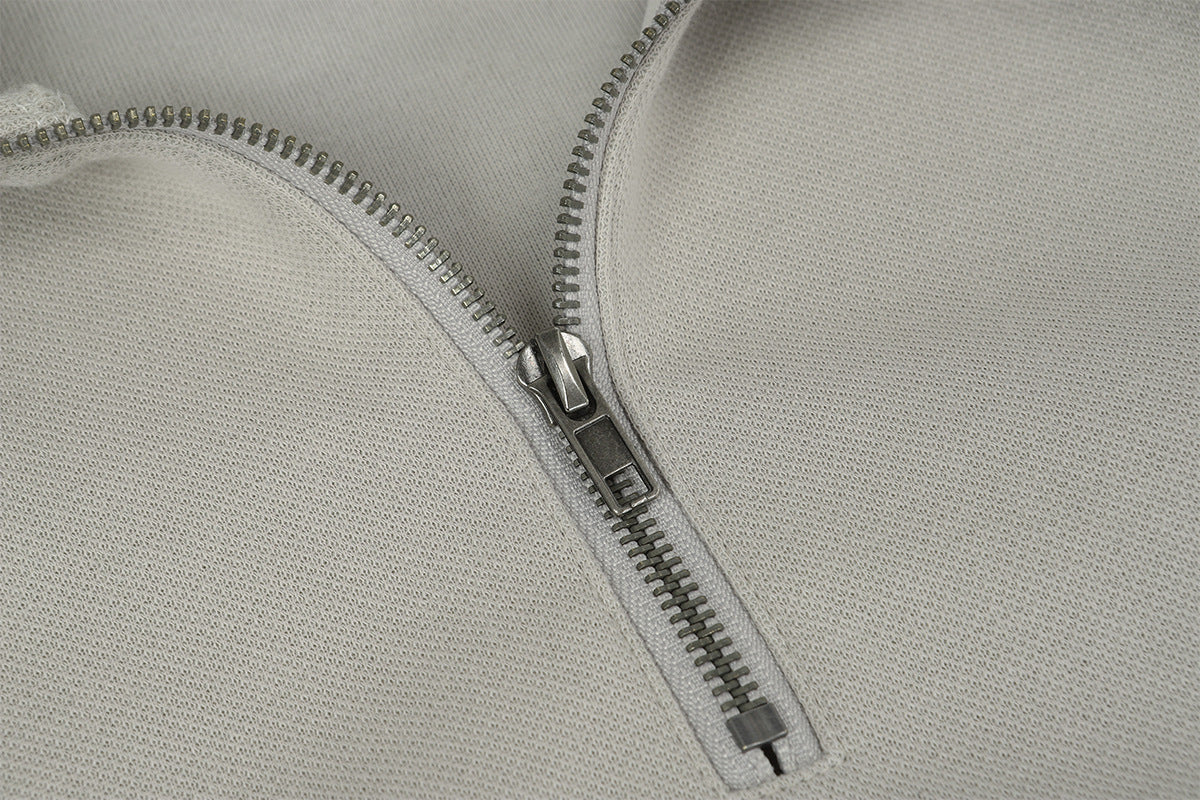 YAVIORA Wasteland Style Washed and Dirty Hooded Sweatshirt