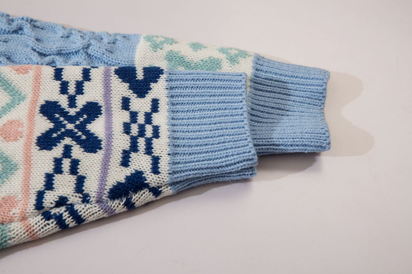 YAVIORA Tricot ethnique vintage